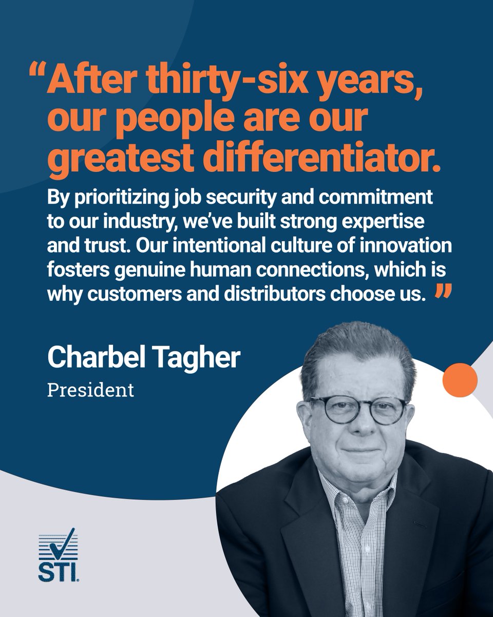 STI_FIRESTOP's tweet photo. For 36 years, one thing has remained constant: our people are our greatest differentiator.
Thank you to our employees, customers, distributors, and partners for helping make STI what it is today.
Here's to the next chapter.
#36YearsStrong #STIFirestop #LifeSafety #Innovation https://t.co/BRLDFBBPkR
