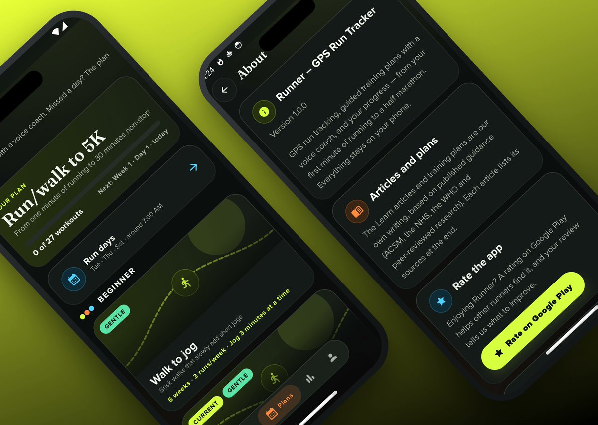 leadnotifi's tweet photo. Built a GPS Run Tracker for Android. Track your distance, pace and route on every run.  Runners, what do you wish your tracking app did better?  
https://t.co/NmVmkywpVD  
#Running #Android #buildinpublic https://t.co/WtV97CjLd1