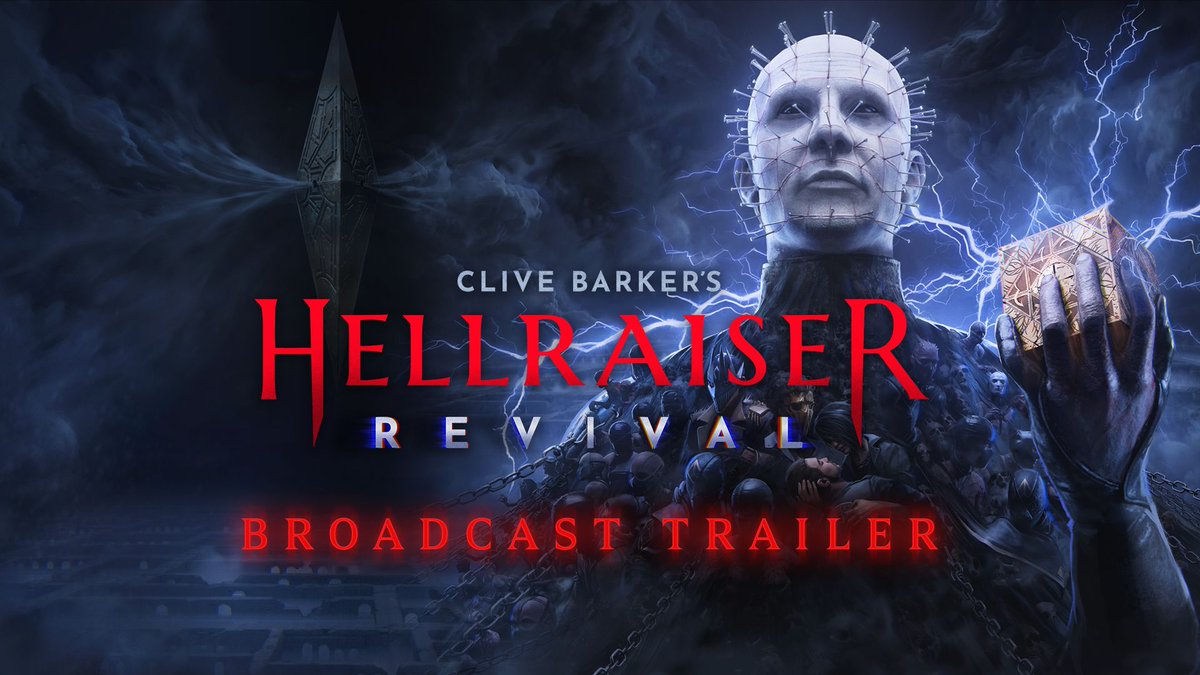 GamesWeekLive's tweet photo. WORLD PREMIERE 🔥

Games Week Live closed Year One with the World Premiere of the broadcast trailer for Clive Barker’s Hellraiser: Revival.

Launches Oct. 8 on PS5, Xbox Series X|S, PC + Switch 2.

Watch:
https://t.co/dgTxYwwcrF
https://t.co/BdlsRIXGsS https://t.co/ZtG4SQ7Up0