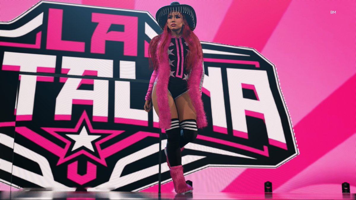 urfavorit3trash's tweet photo. La Catalina is now available! #WWE2K26 https://t.co/98rU4ytMhM