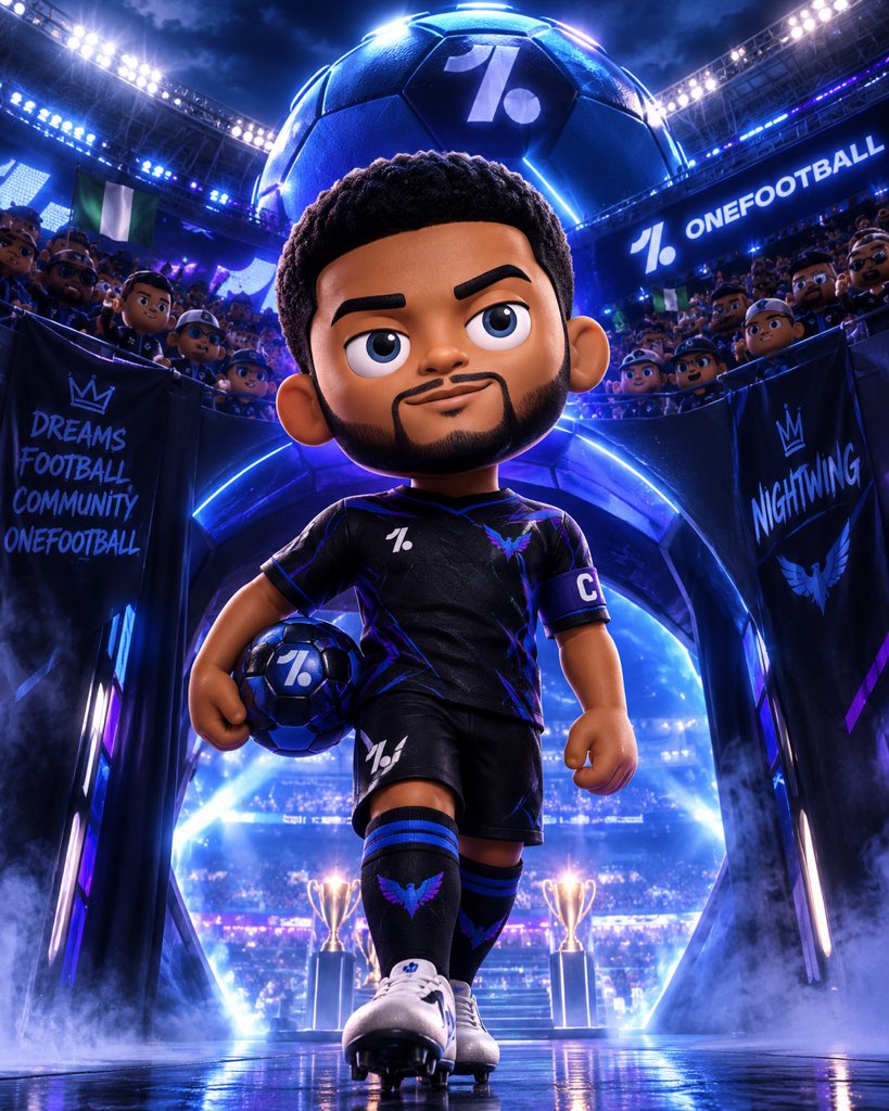 Web3_Nightwing's tweet photo. Stepping into the OneFootball Heads universe โฝ๏ธ๐ฅ
Where football meets imagination, and Nightwing gets his moment under the lights. ๐๐ฆ
Created for Creative Sunday by @OFC__Africa .
How did I do? ๐
#OneFootballHeads #CreativeSunday https://t.co/Bbm0mkLcVG