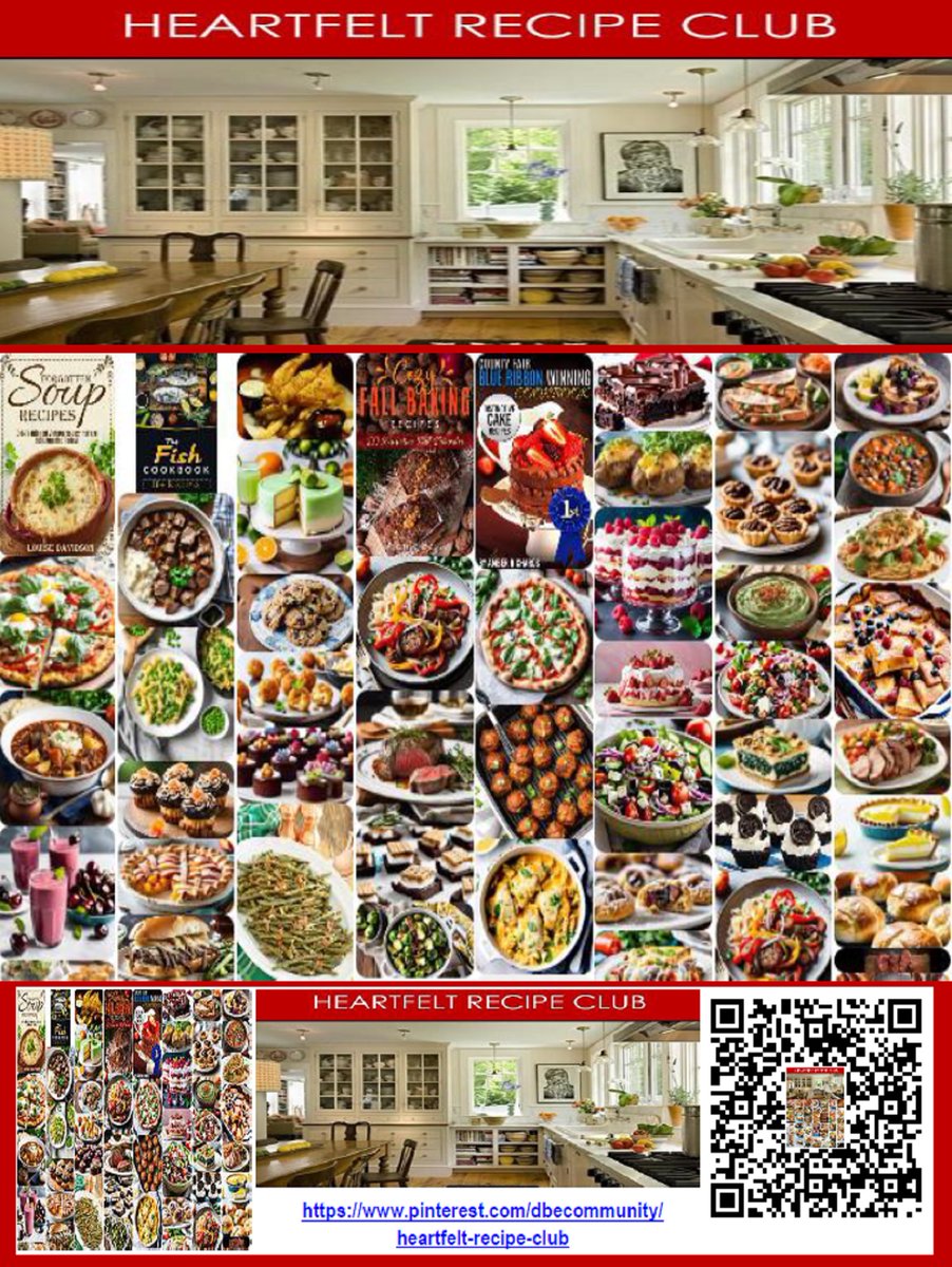 DBE_Community's tweet photo. What's For Dinner?  Grab A Recipe! Food Blog on Pinterest   
https://t.co/MIjYlOglQG

@followers @highlight #Everyone #share #books #socialmedia #WritingCommunity #authorscommunity #writerslift #BookTwitter #share #food #meals #recipes #community #people #Blogs #writersoftwitter https://t.co/Vhojt70IIb