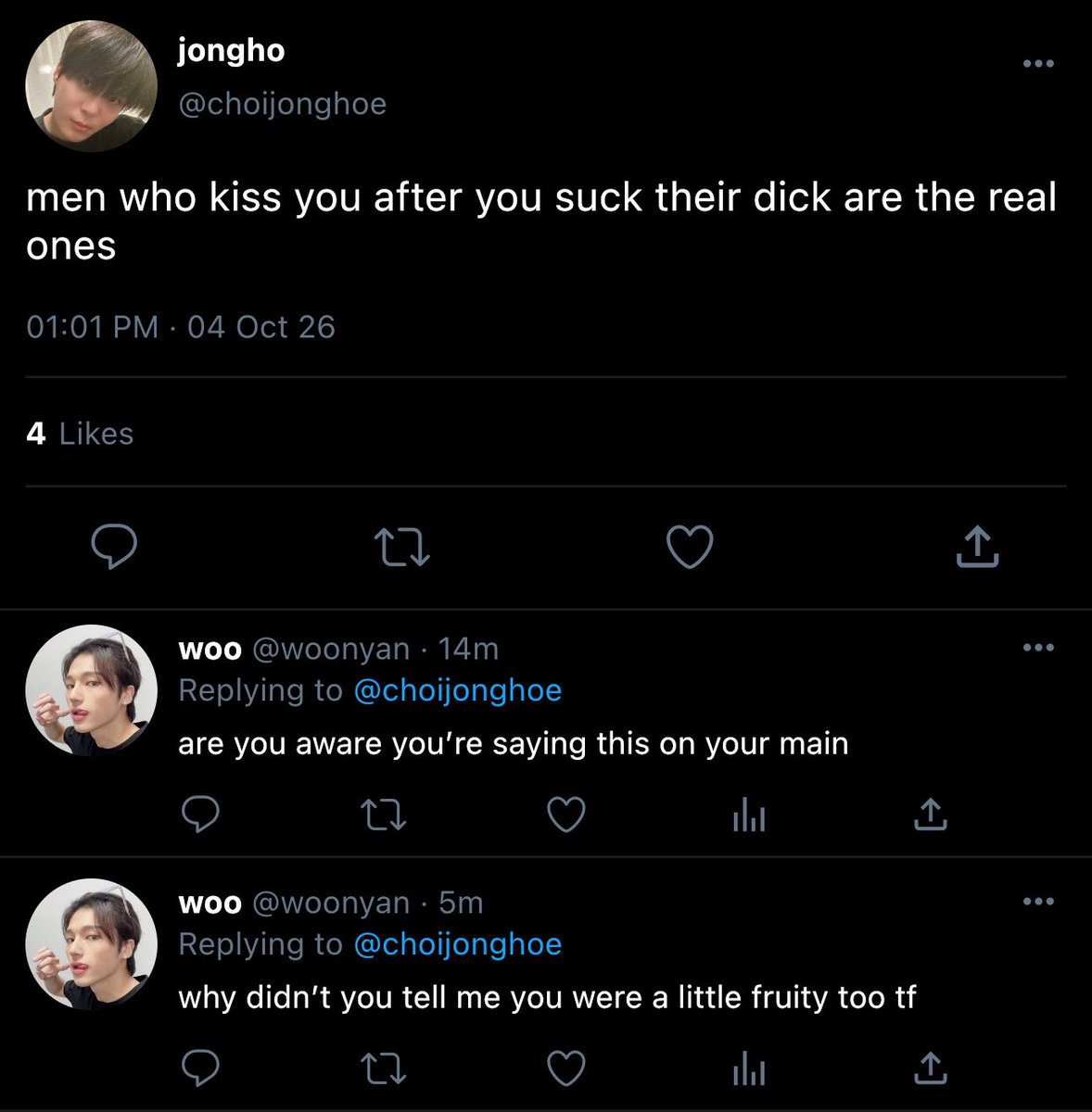 bearjjongo's tweet photo. that one time jcnghc got so drunk he accidentally came out as a gay horny yearner https://t.co/eL36SBgJuI