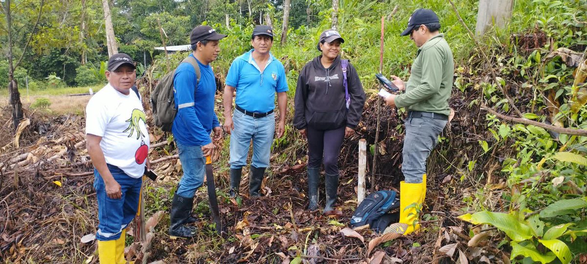 Agricultura_CZ2's tweet photo. #Napo | ¡Más familias avanzan hacia la seguridad jurídica de la tierra!

En articulación con el GAD de Arosemena Tola, inspeccionamos predios rurales para avanzar en su legalización, beneficiando a tres familias.

Las escrituras brindan seguridad y tranquilidad sobre sus tierras. https://t.co/3XPt8EUvZU