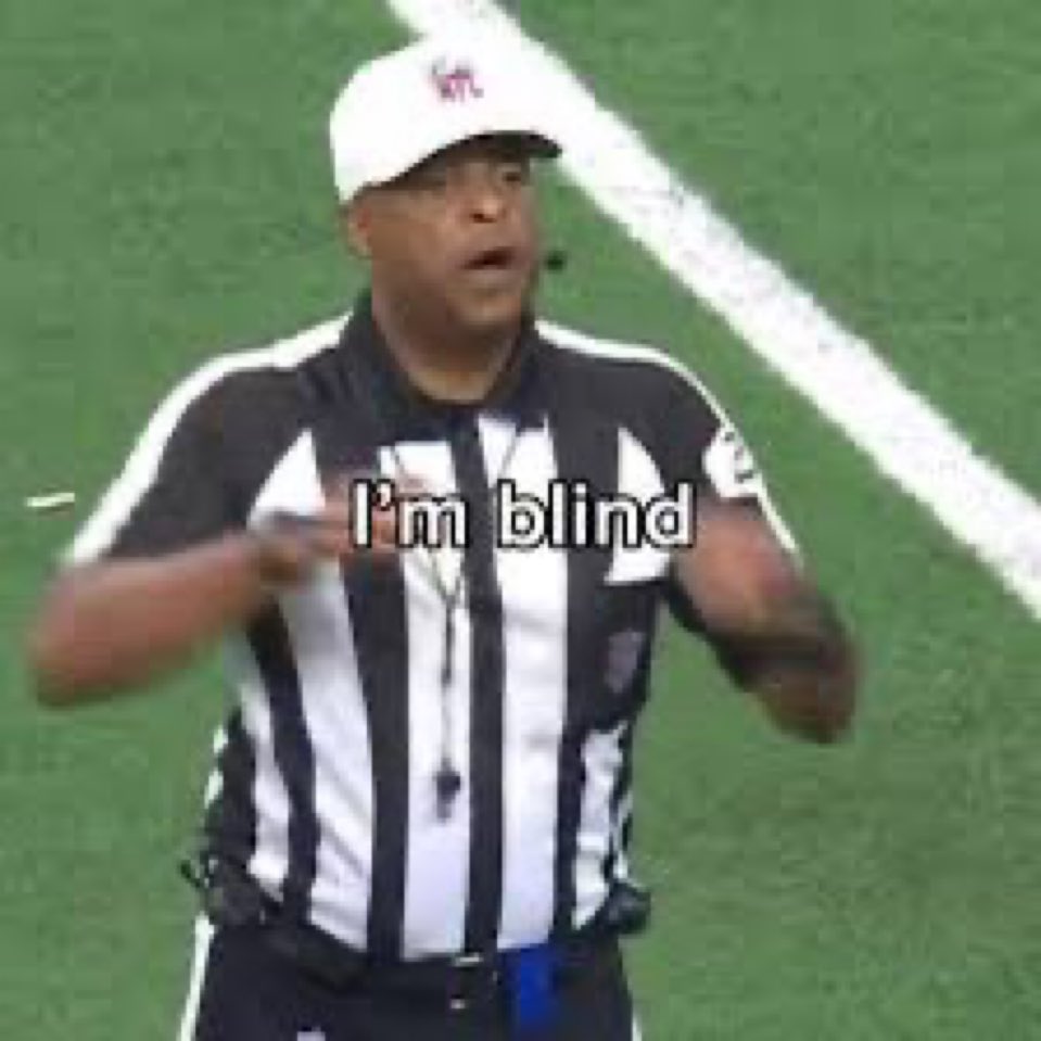 BostonCream's tweet photo. *Josh Allen probably does something that would lose them the game*

The refs: https://t.co/1H0FaKbqo6