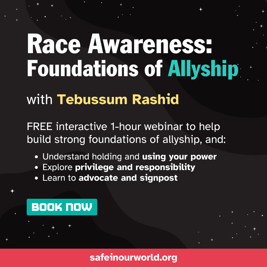 SafeInOurWorld's tweet photo. Last chance! ⌛ Sign up for our FREE race awareness training, kicking off at 10am (BST) tomorrow.

Build a strong foundation in allyship, better understand how behaviour can land, and gain the confidence to take your first steps as an ally. 💚

https://t.co/9RuDOvtsza https://t.co/mZkDR6GdUr