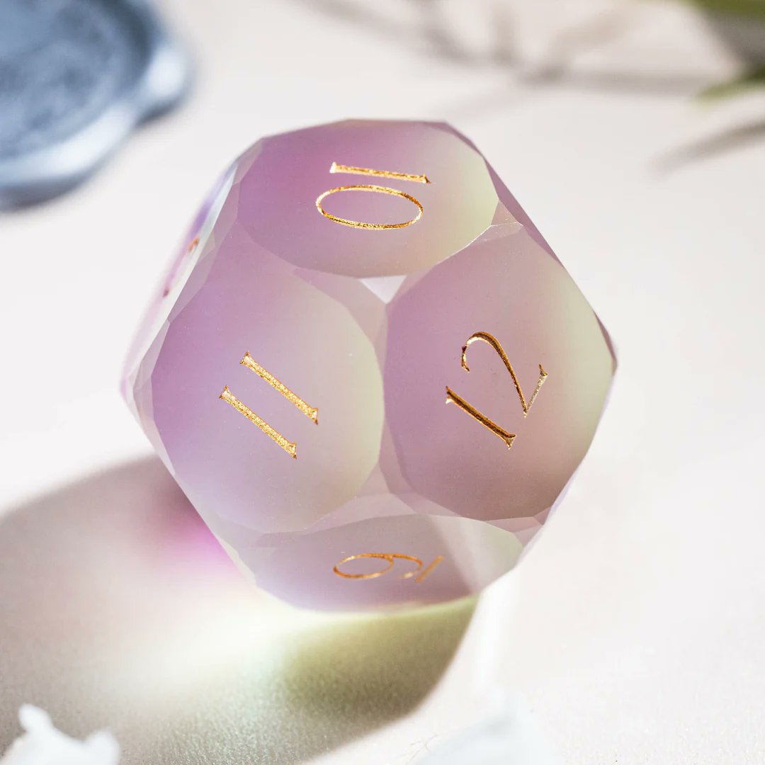 urwizards's tweet photo. 🍇💜👀  Grape Jelly Dice: a little sparkle, a little magic, and a whole new reason to roll. 🎲✨  #game  #DnD https://t.co/qjKjitXpVV
