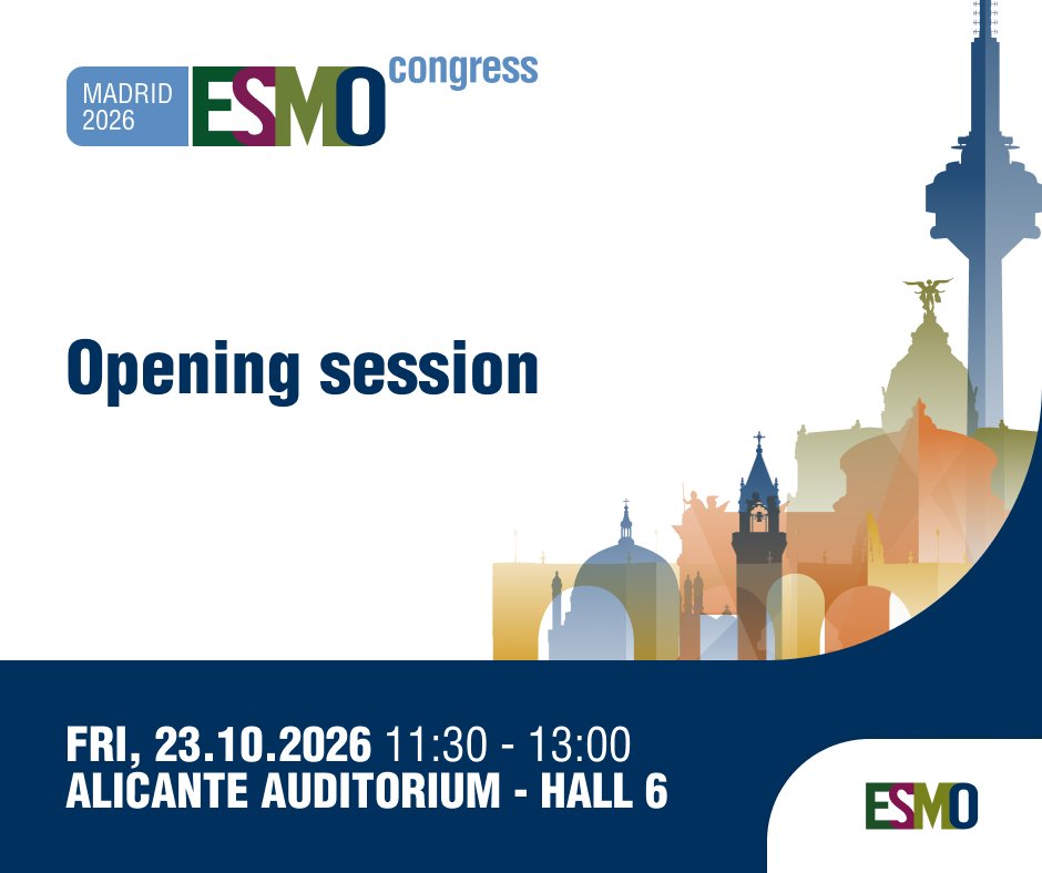 ESMO - Eur. Oncology ESMO 2026 slide: Want to get a sense of what #ESMO26