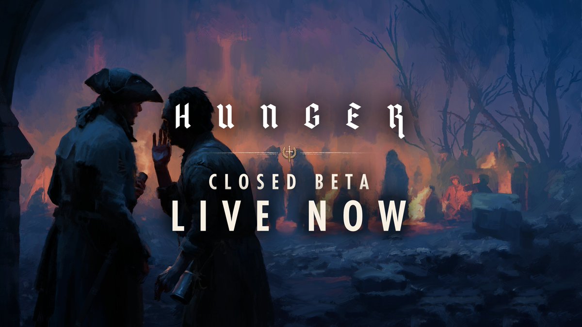 GOODFUNHUNGER's tweet photo. 🕯️ Living, HUNGER’s Closed Beta is LIVE!

Gather your companions and venture into the world after the End. Will you make it back to the Château?

Prepare for your first Expedition with our Getting Started guide:
https://t.co/FTxPflMsJt https://t.co/IJGXgEsM1e