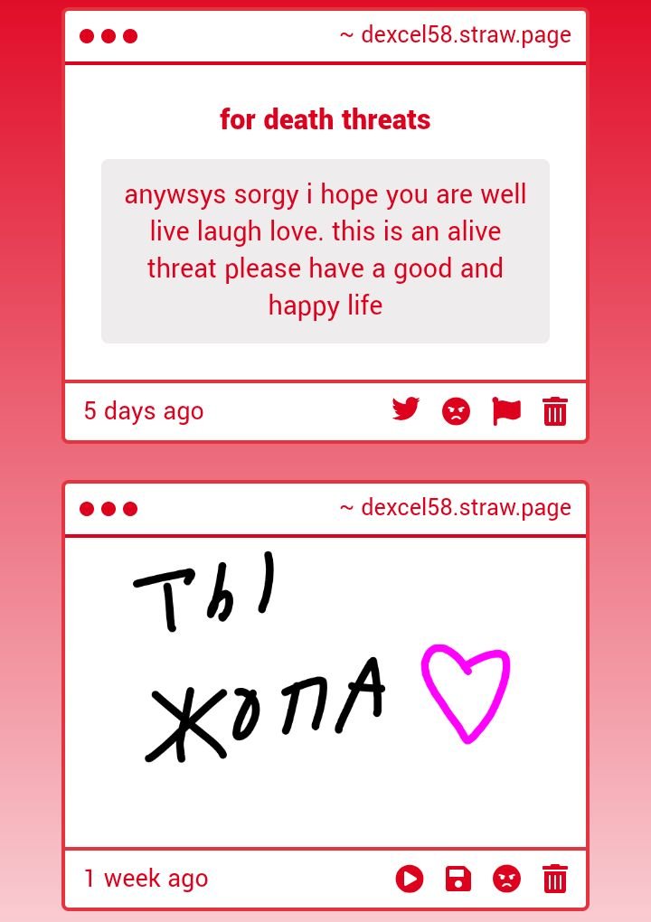 dexcel58's tweet photo. 1. unfortunately given that this was sent 5 days ago I have a guess who it is and um. thanks ig (honestly feels like mockery but alr)

2. нет ты 💜 https://t.co/cH4AKwNCPK