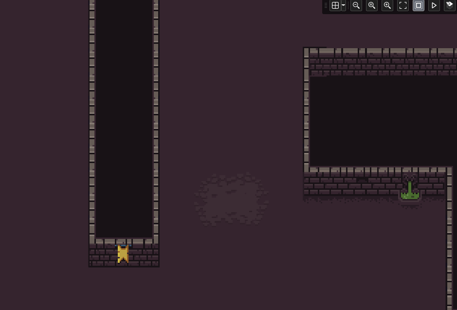 vi_mirai's tweet photo. Learning how to build levels with tiles today! (ง •̀ω•́)ง

Nothing too exciting, just trying to make walls fit together…

Made a bunch of twists and turns, and now I have to decorate every single one of them. (￣▽￣;)

#GameMaker #PixelArt #ゲーム制作 #ドット絵 https://t.co/eGay53bjnr