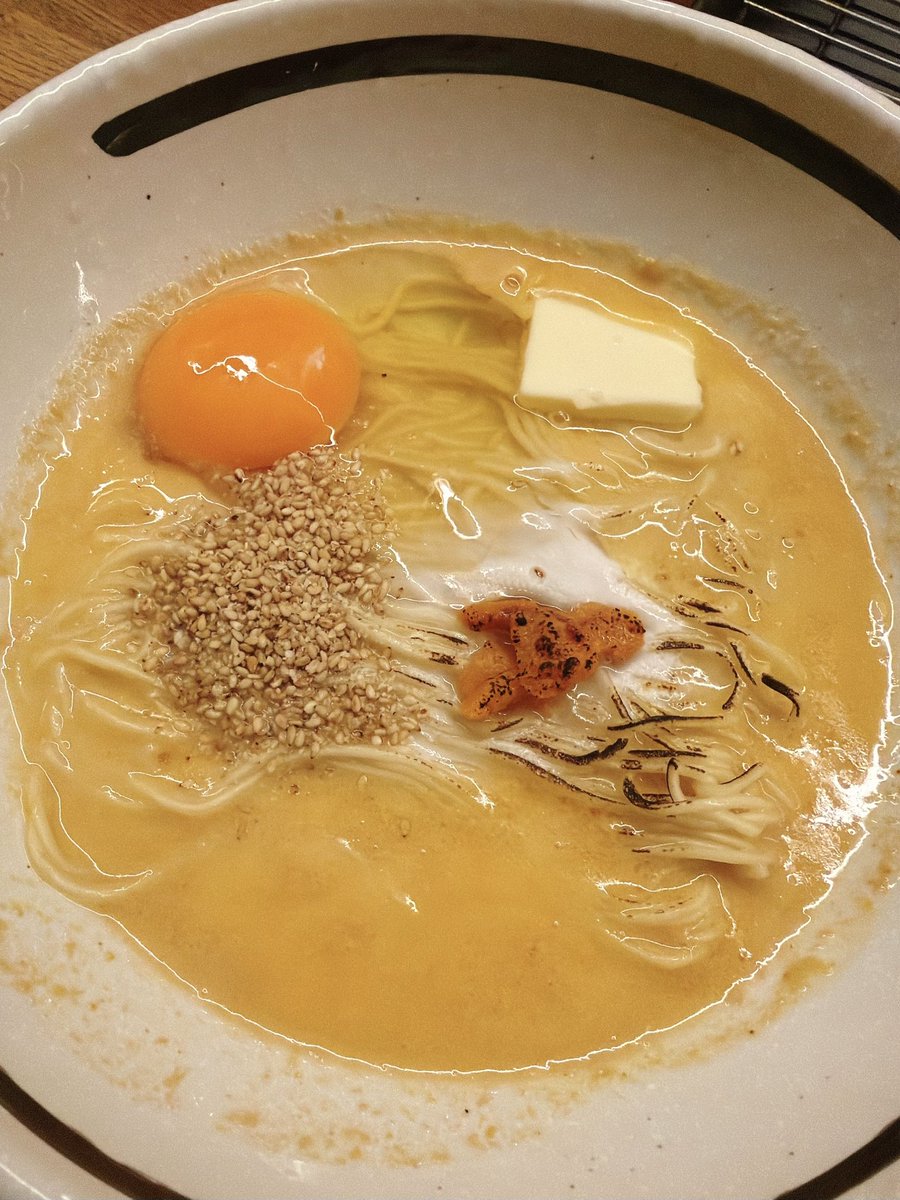 Yukgaejang98's tweet photo. お疲れ様ですー！
#マチアソビ から帰京しました✈️

こちらは久々に食べられた堂の浦🥹🍜
鯛塩ももちろん大好きだけど、
個人的には結構うに推しです🧡

ベースの鯛だしもしっかり感じられて、
やはり最高でした😋😋😋 https://t.co/Kk3CqJKYMd