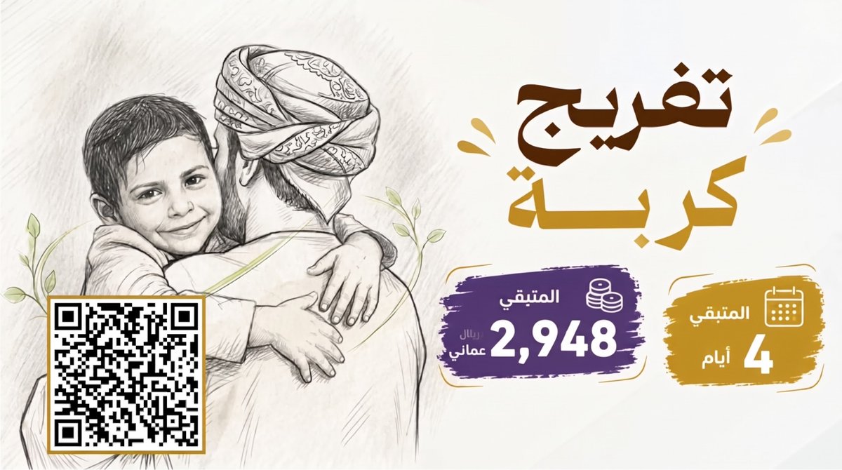Rassd_24's tweet photo. 🔴 حالة إنسانية عاجلة.. 4 أيام فقط لإنقاذ أبٍ أثقلته الديون وعجز عن تلبية نداء أسرته.

بادر بتفريج كربتهم وكن سبباً في إعادة الطمأنينة لقلوبهم.

🔗 ساهم بما تستطيع عبر منصة جود: https://t.co/Q3PMsVYxHI https://t.co/jVBotZ5tcM