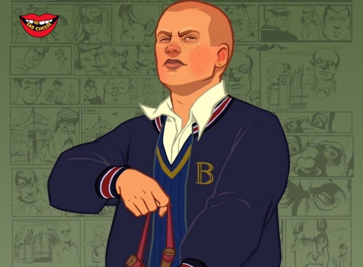 SaycheeseDGTL's tweet photo. 20 years ago today, “Bully” released! It sold 1.5 million copies. Bully 2 was cancelled in 2017, so Rockstar could focus on Red Dead Redemption 2 and Grand Theft Auto 6. (2006) https://t.co/Joy2DC5SJx