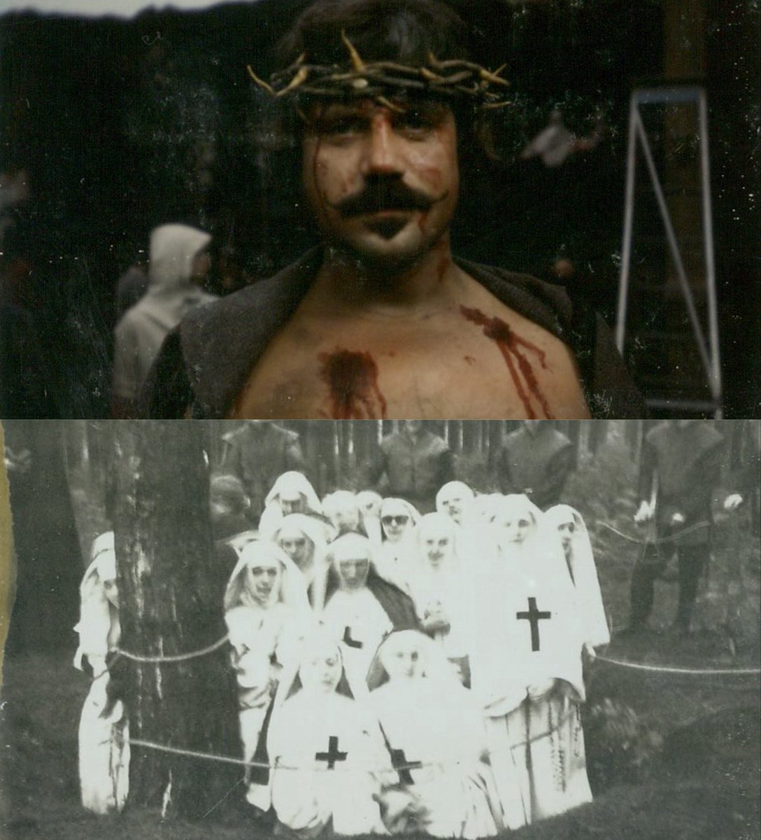 S1LNTHLL's tweet photo. behind the scenes of ken russell’s “the devils” https://t.co/knzu2yaA5a