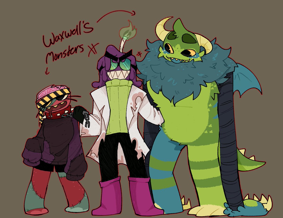 Doovild1's tweet photo. I Like to think waxwell made these two. a poor attempt of makin evil fellas https://t.co/DiUoEFb1hT