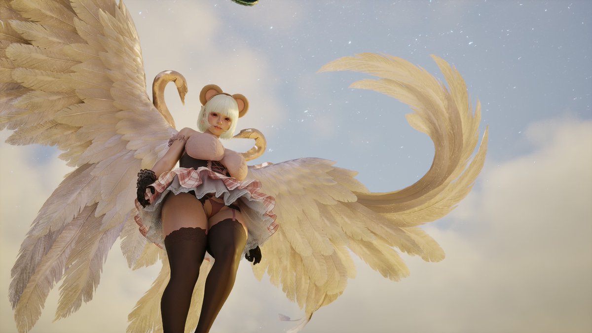 amaimiruku___'s tweet photo. ぱんつの布面積小さいｗ

#AION2 https://t.co/MK0QR12OVU