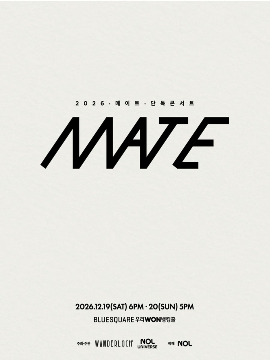janggeumeevm1's tweet photo. 2026 메이트 단독 콘서트 〈be with mate〉티켓 양도
공연 날짜 2026년 12월 19일 ~ 12월 20일
공연장 블루스퀘어 우리WON뱅킹홀
전석:132,000원
원하시는 날짜, 좌석, 인원 순으로 알려주시면 빠르게 안내 도와드리겠습니다.
#메이트 #메이트콘서트 #bewithmate #단독콘서트 #콘서트티켓 #공연티켓 #티켓판매