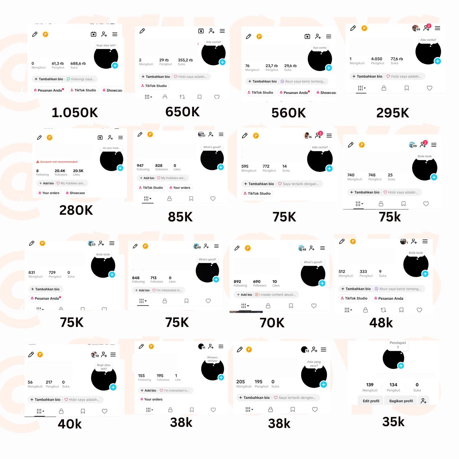 nata • Jual Beli Akun TikTok | stucdys on X: 