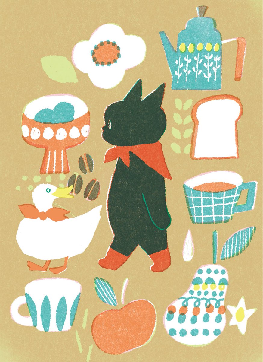 asacoco's tweet photo. 秋のたのしみ🍁

#illustration #cat https://t.co/nJRfKybfHp
