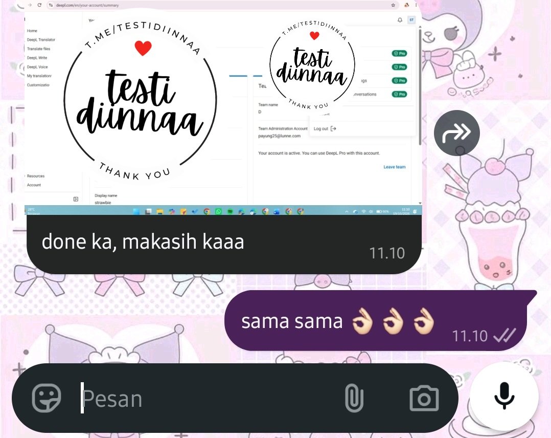 veizcas's tweet photo. update testimoni ~ 
https://t.co/okd2BJslFc ────── .✦ https://t.co/p9w2GuDjbP