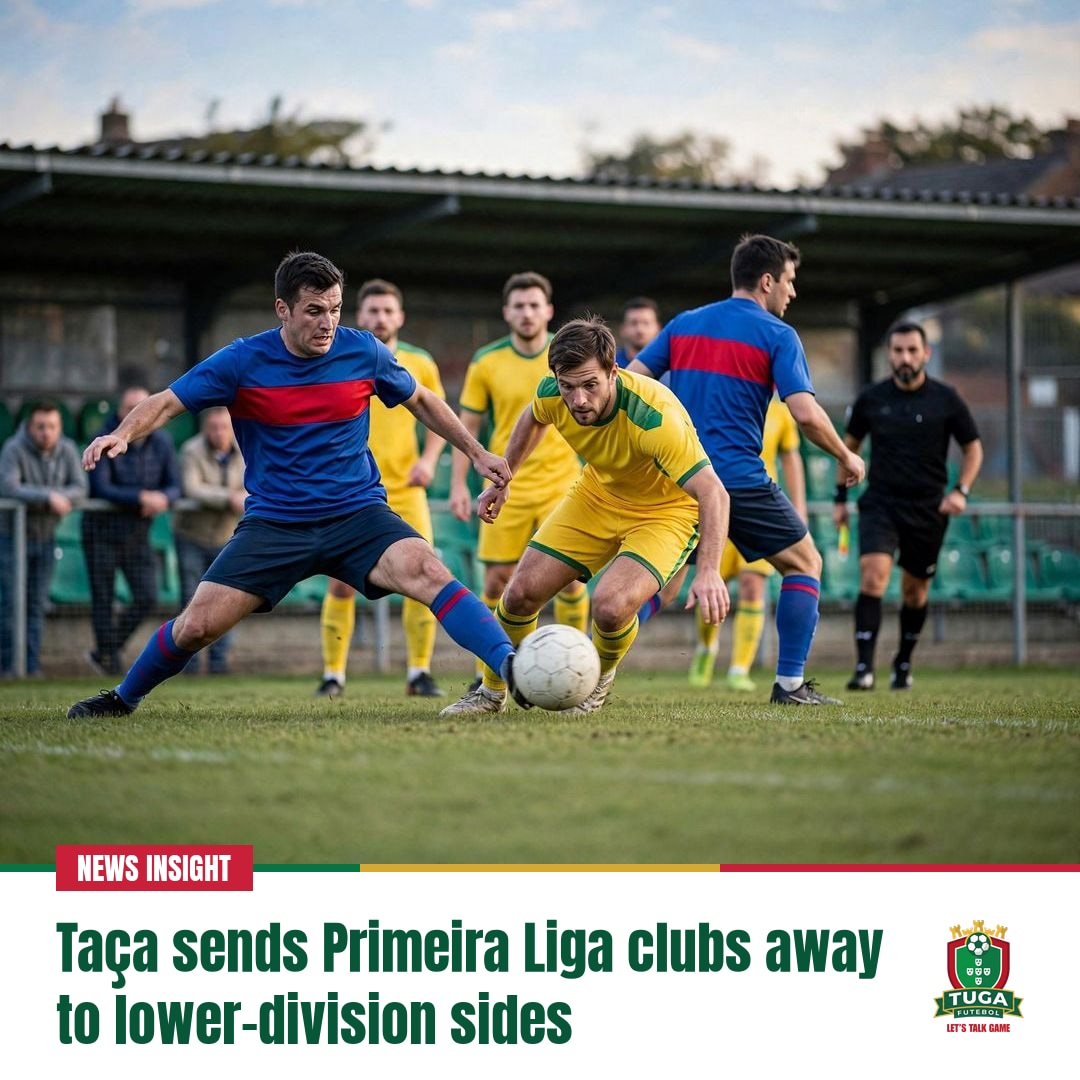 TugaFutebol_com's tweet photo. Taça sends Primeira Liga clubs away to lower-division sides
Read the full insight — link in the comments.
#Alverca #SantaClara #TacaDePortugal #CupUpsets #TugaFutebol https://t.co/VSxam4OEq5