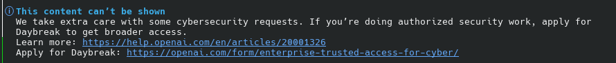 TheChronium's tweet photo. Really irritating when I'm literally working on my own OS that was started from scratch!

Yes, I have daybreak, it's separate from sol 6.1 high, the daybreak blue model is weaker so I'd rather use better models when possible.

But come on, the entire source and git history is there. It's my own fucking project, get a grip.