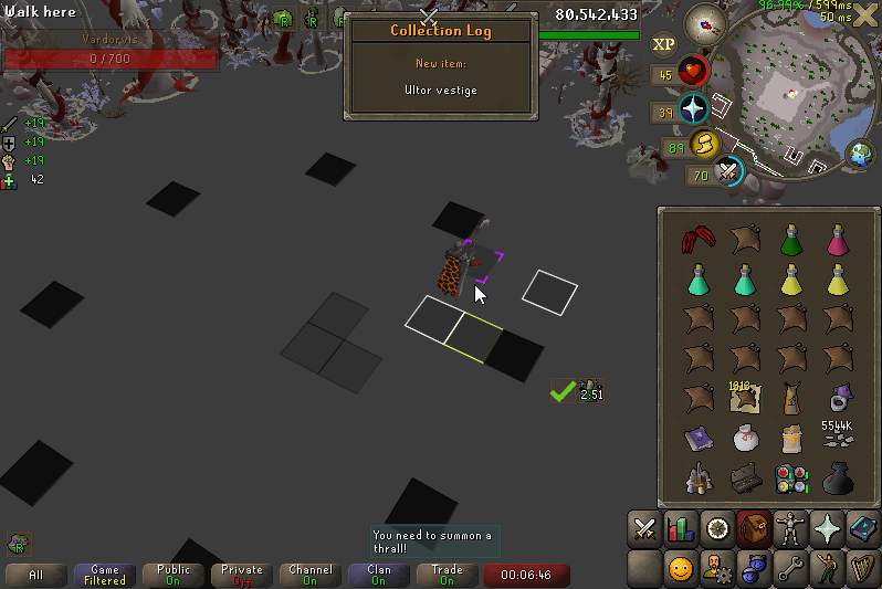 GuardyOSRS's tweet photo. Ultor Vestige https://t.co/6jgoKuAbIi
