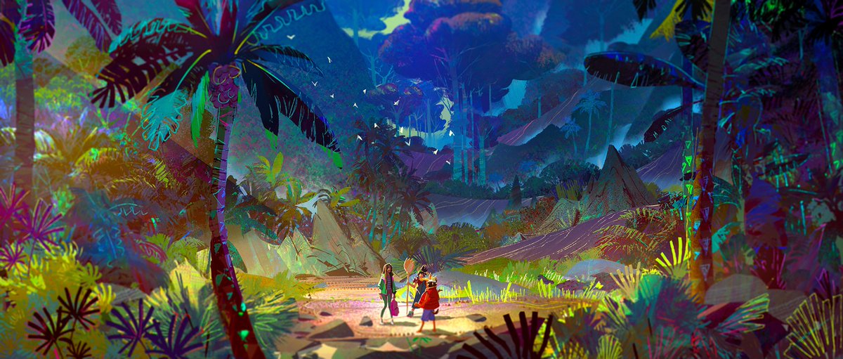 k04sk's tweet photo. Some paintings I did for #ForgottenIsland . Was a pleasure to work on this with such an amazing crew . More stuff on my ig in case you’re interested https://t.co/ujiifyMfjf