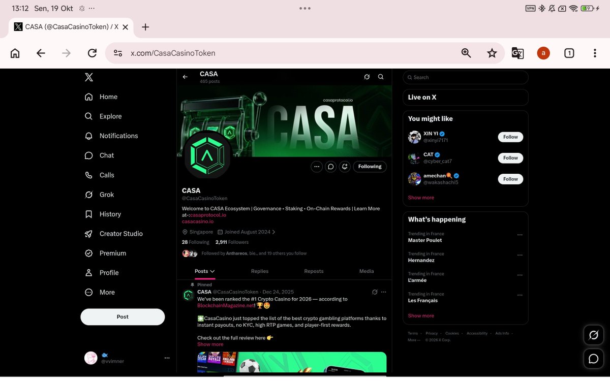 vvimner's tweet photo. @yumeecan @CasaCasinoToken @1onxity https://t.co/pKAzzYEczI