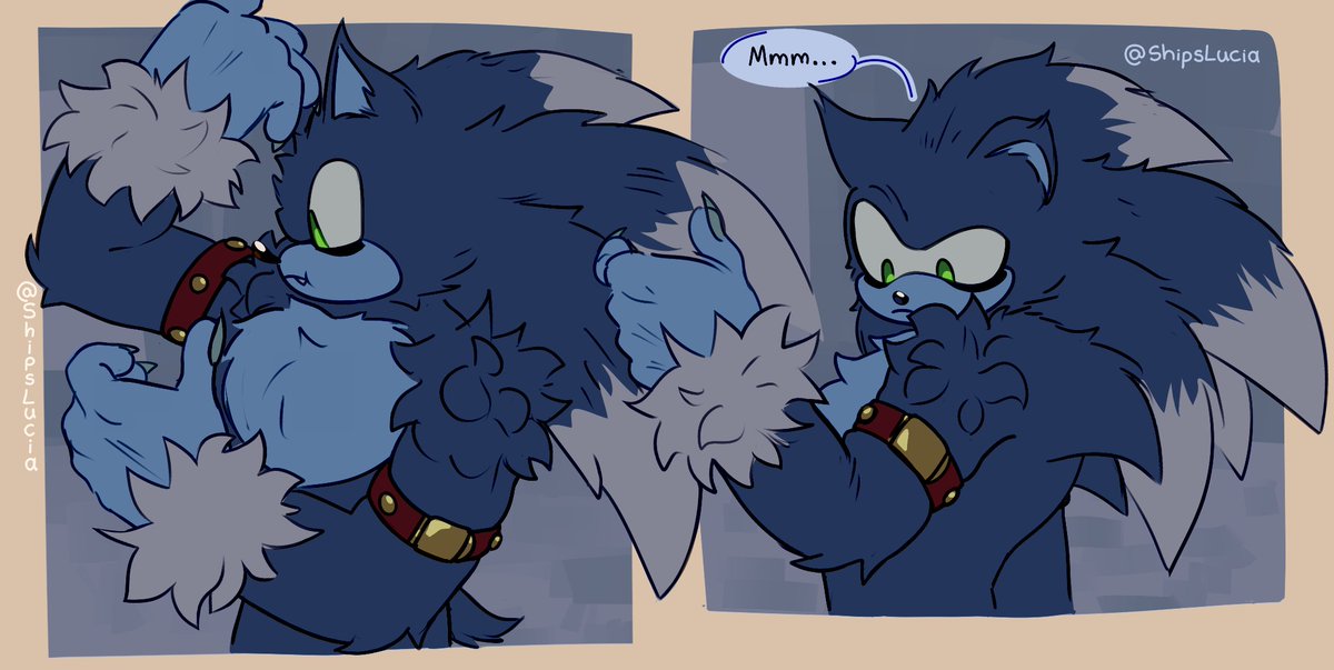 ShipsLucia's tweet photo. Se me ocurrió así nomás, cuando salió esa colaboración de ropa con Favorite, con ese diseño inspirado en Werehog 👀
#Sonadow #Shadonic #Werehog #Vampire https://t.co/wqkm2V9qT7