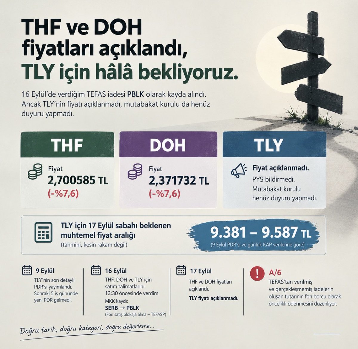 dondantemoninn's tweet photo. 19.ekm.26   ⏳09:18     ❌ T+33

🔅 gunaydin pblkli arkadaslarim..

Bugun 33. gun.. 1 AY + 3 GUN geride kaldi, hala ayni sorulari soruyoruz, hala somut bir cevap bekliyoruz. Artik sabrimiz gercekten tukendi :/

Sayin Devlet Buyuklerimiz ve ilgili kurumlar,

📍 defalarca da ifade ettigim gibi herhangi bir fiyat yonlendirmesi ya da manipulatif algi olusturma niyetim yok. resmi aciklamalari takip eden siradan bir yatirimci olarak, binlerce benzer durumdaki arkadasimla beraber hak kaybi endiselerimizi bir kez daha dile getiriyor ve kayda dusuyorum..

📍 16 eyl de, #spk nin kendi bultenindeki ifadesiyle PLATFORM OLAGAN ISLEYISINDE verilmis satis emirlerinden dogan T+2 hakkimizin, bugun T+120/150 ihtimalleriyle konusuluyor olmasini artik kabul edemiyorum..

📍Biz yatirim kararimizi o gunun kurallarina gore verdik. sonradan ortaya cikan tasfiye ve temerrut belirsizliklerinin bedeli neden bize odetilmek isteniyor ? ( bkz: komisyon gorusme tutanaklari)

📍 33 GUNDUR AYNI SORULAR!

▪️ PBLK mutabakatlari neden hala aciklanmiyor?
▪️ A/6 kapsami hangi tarih ve degerleme esasina gore hesaplanacak?
▪️ #THF ve #DOH icin mevcut olan fiyat netligi #TLY icin 1 aydir neden saglanmiyor?
▪️ Tamamlanmis satis islemlerimizin hukuki statusu ve odeme onceligi neden hala belirsiz ?

⚫️ Bu sorularin hicbiri yeni degil. Bir aydir cevap bekliyoruz! Sermaye piyasalarina duyulan guven ciddi sekilde zedelendi. Artik genel aciklamalar, iyi niyet temennileri ya da ucu acik takvimler yeterli degil. Somut cevap, seffaf mutabakat ve hukuki kesinlik istiyoruz. Normal piyasa kosullarinda verilmis satis emirlerimizin, sonradan dogan tasfiye belirsizliginin icinde eritilme ihtimalini kabul etmiyoruz..

🎱 Cagrim nettir 👇

ONCE PBLK ALACAKLARININ HUKUKI STATUSU VE ODEME ONCELIGI NETLESTIRILSIN, HAKLAR TESLIM EDILSIN. ARDINDAN KALAN VARLIKLAR UZERINDEN ARA ODEME YAPILSIN!

🌱 Biz yeni bir ayricalik, yeni bir kanun ya da lutuf istemiyoruz. Mevcut hukuk cercevesinde hakkimizin teslimini istiyoruz. 33 gun boyunca sabirla bekledik. Devletimizin kurumlarina saygimiz baki, ancak bu saygi sessiz kalacagimiz anlamina gelmiyor. ARTIK BEKLEMEK DEGIL, CEVAP ALMAK ISTIYORUZ!

Ilgi ve alaka 👇

@RTErdogan @memetsimsek @abakingurlek
@spkgovtr @isbankasi @MerkeziKayitTur @Takasbank @_cevdetyilmaz
@55erhanusta @bdalgin 

#PBLKolağandırHemenÖde
#ÖncePBLKsonraAraÖdeme
#tly #thf #doh #tmv #tp2

Kronolojik ozet 👇