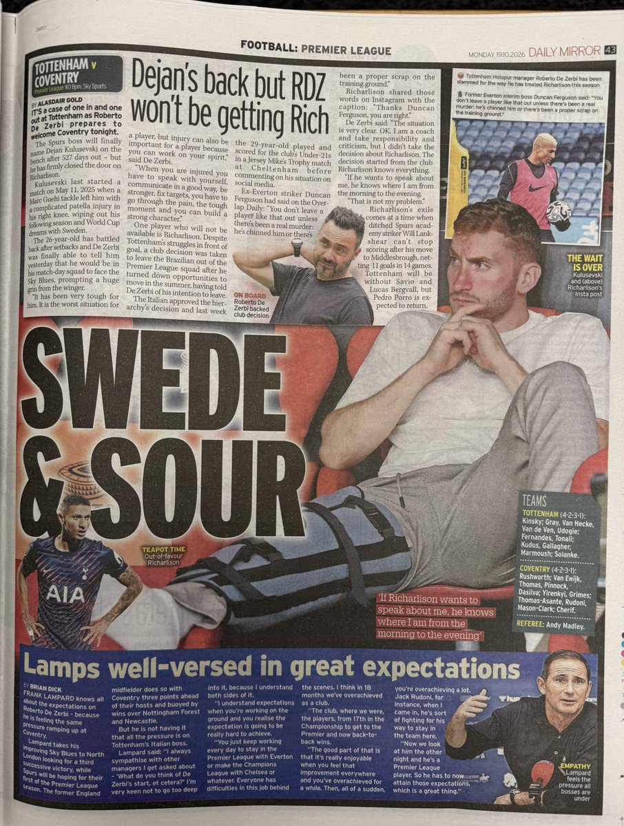 RobGyde's tweet photo. Been a bit quiet lately.

A little bit of a read, before tonight’s game https://t.co/RtJ0JmJD2X