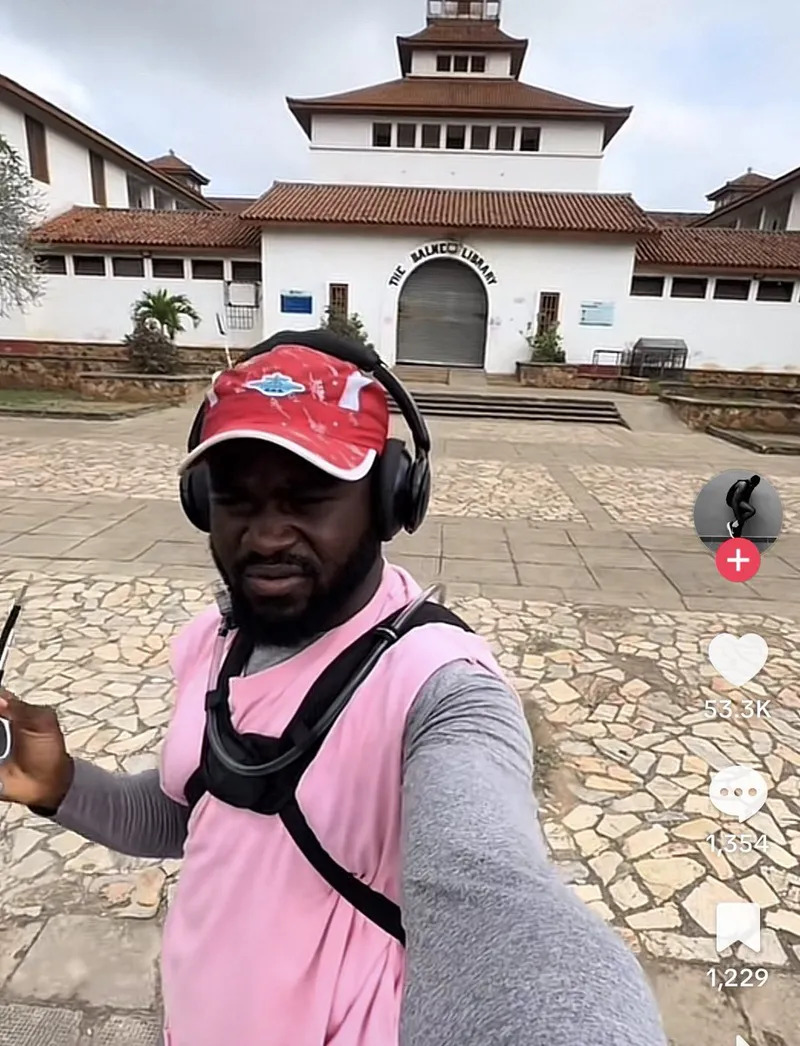 tv3_ghana's tweet photo. Nii The Menace runs 240km from Legon to KNUST in seven days for breast cancer awareness 3news.​com/health/nii-the-menace-runs-240km-from-legon-to-knust-for-breast-cancer-awareness #BreastCancerAwareness #RunForACause #EnduranceRunning https://t.co/trDf62qZ5Z