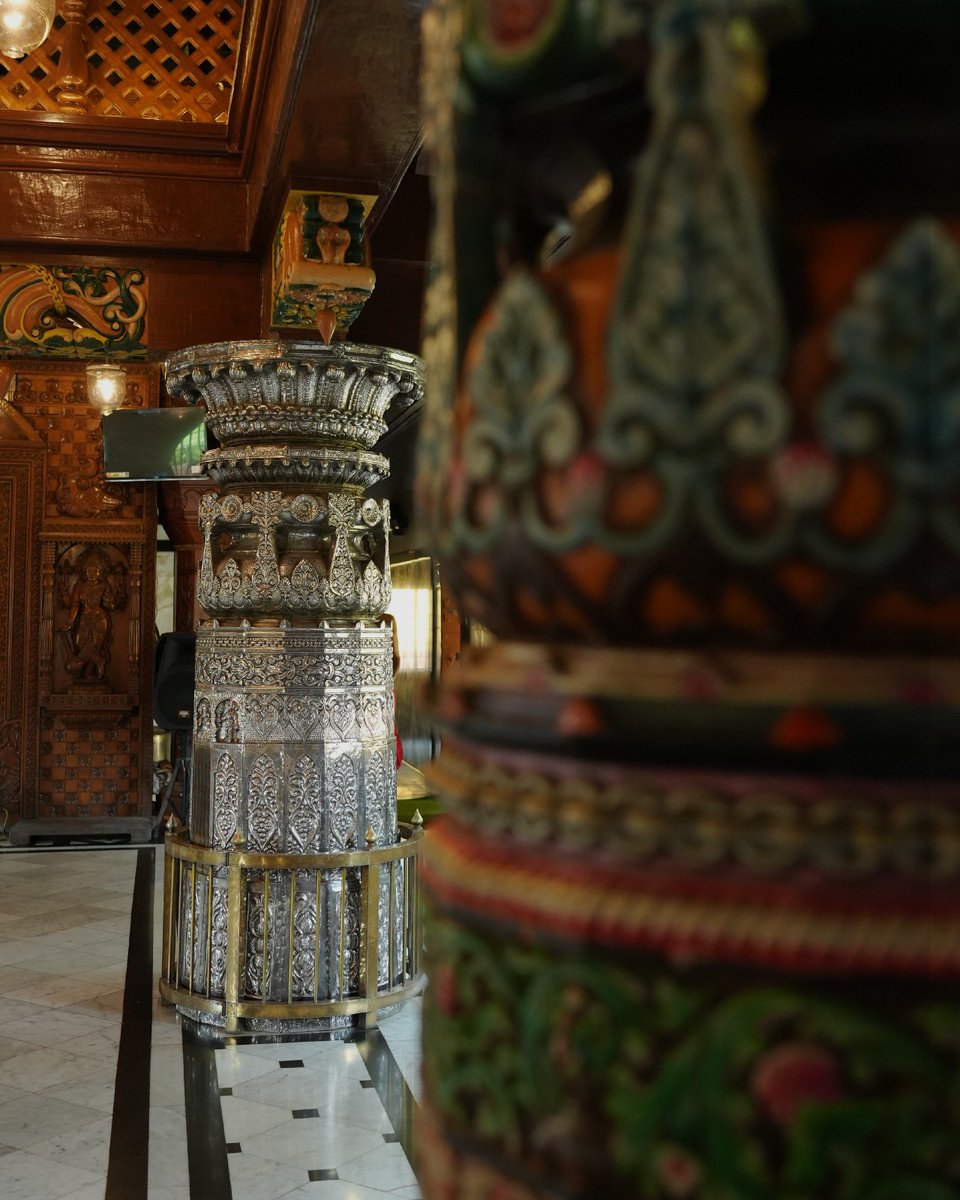 TourismGoa's tweet photo. The architecture of Anant Devasthan reflects Goa’s rich temple traditions, where intricate details, timeless design and spiritual spaces come together to tell stories of devotion passed down through generations.

A glimpse into Goa’s architectural heritage, beyond the familiar. 

#GoaBeyondBeaches #GoaHeritage #TempleArchitecture #DiscoverGoa #GoaTourism