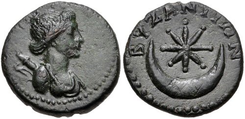 inquisitive559's tweet photo. @IqAwais Crescent Symbol of islam is plagarised/ digested by muslim turks, over time, after their triumph over Christian byzantines as it was their symbol. Turks incorportaed it, &amp; through them it spread far &amp; beyond, so much so, that a christian symbol is known as an islamic symbol today https://t.co/y0ijgwbh6u