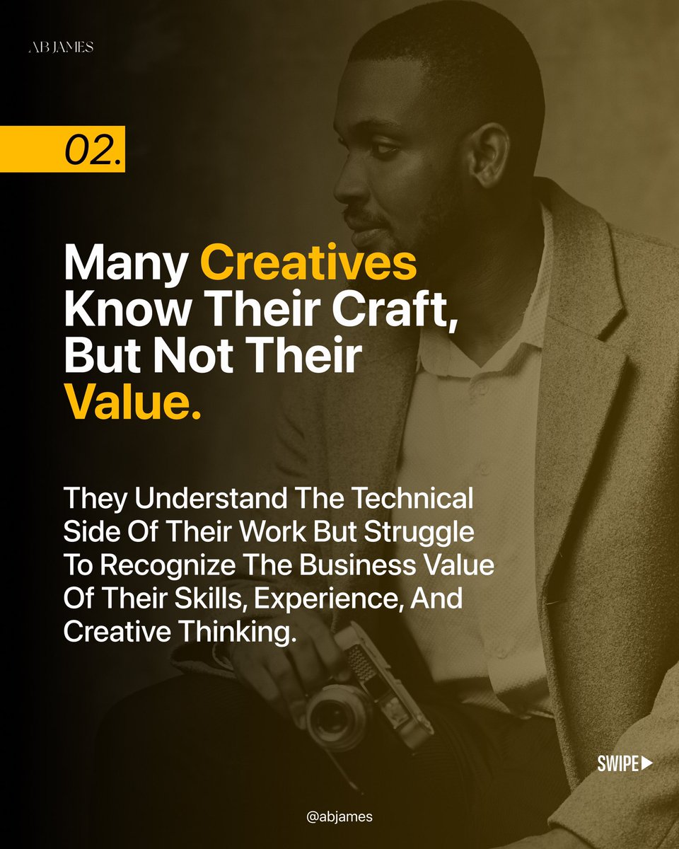 iamabjames's tweet photo. Why Photographers & Creatives Haven’t Realized Their Worth (PART 1)
Sometimes, the problem isn’t a lack of talent, but a lack of understanding of the value behind it.
#businessofphotography #photography #photographersofinstagram #creativeentrepreneur #discover https://t.co/f2lq3itVbm