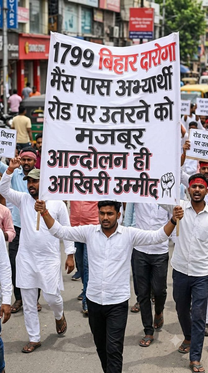 shullugupta's tweet photo. #DarogaMains1799रद्द_वापस_लो @samrat4bjp @officecmbihar @bihar_police @BiharHomeDept @BiharCabinet @BiharCMQRT #BPSSC ky ab hme pdhna chhor road p aakr y sb krna pdega....ky y sarkar bhidtantra se chl rhi schai se ni ??? https://t.co/8hSa198fLj