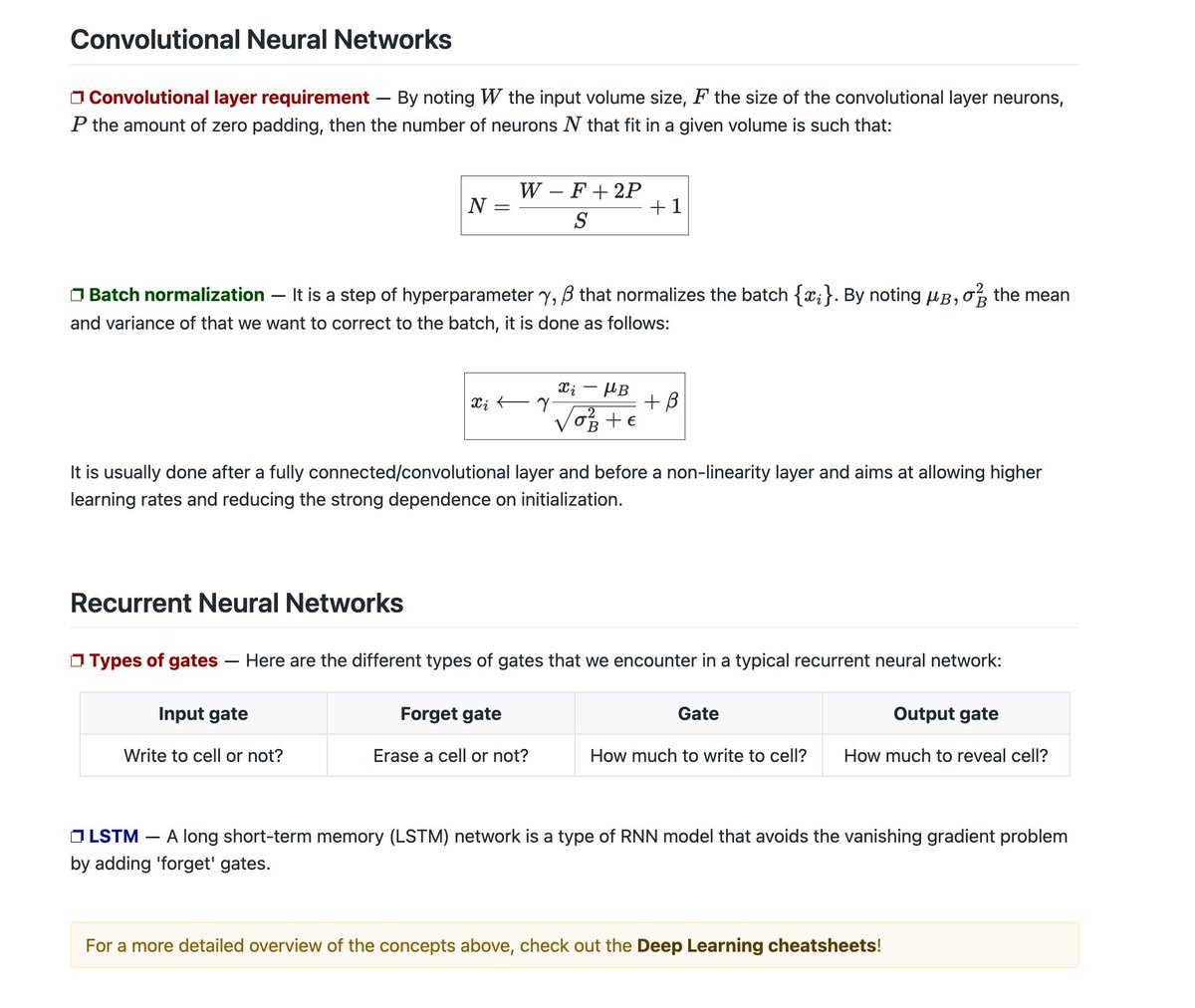 gp_pulipaka's tweet photo. CheatSheets! Deep Learning! #BigData #Analytics #DataScience #AI #MachineLearning #IoT #IIoT #PyTorch #Python #RStats #TensorFlow #Java #JavaScript #ReactJS #GoLang #CloudComputing #Serverless #DataScientist #Linux #Programming #Coding #100DaysofCode 
https://t.co/VVKpRW0H1I https://t.co/mYR1NCa67H