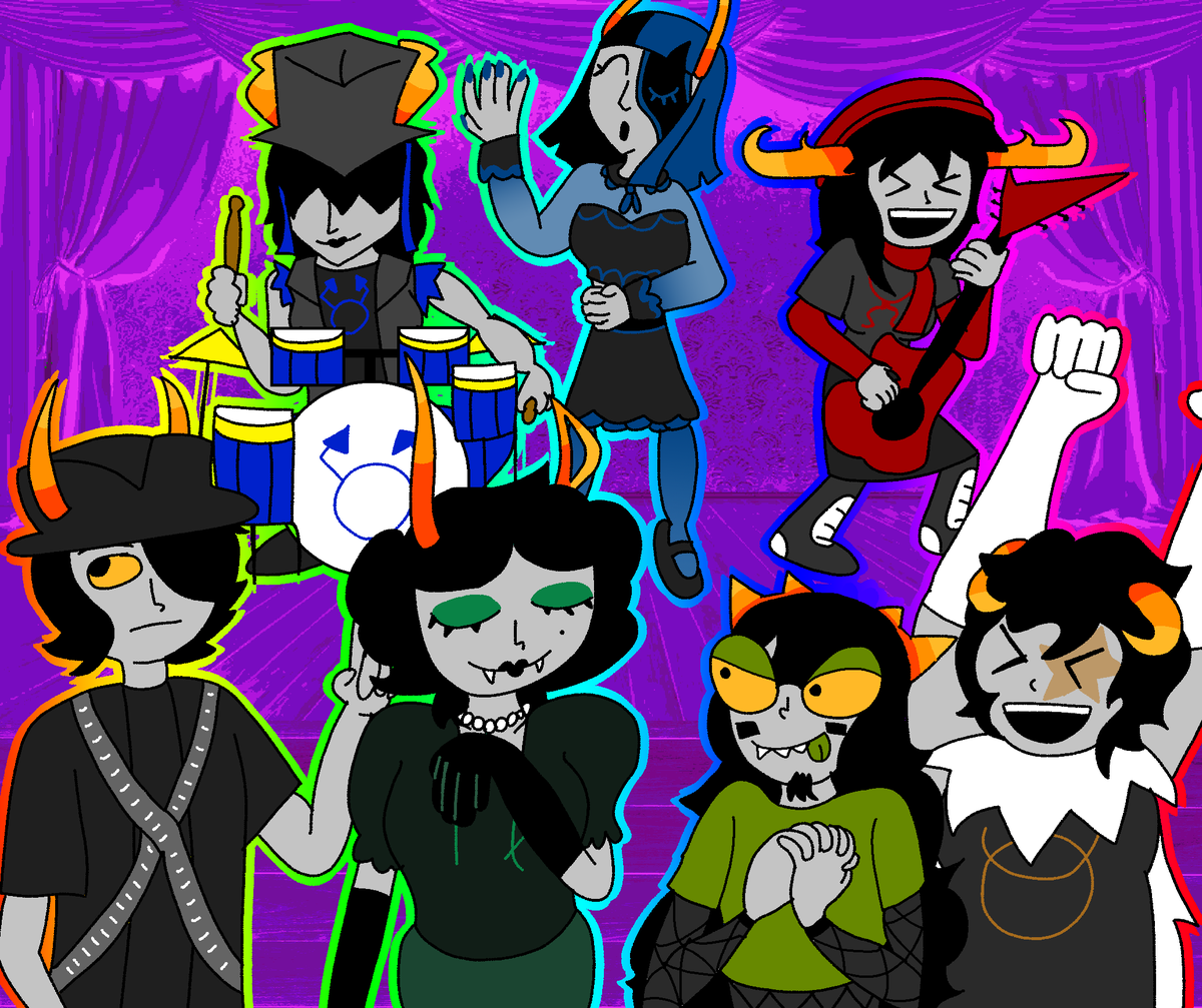 xFRENZYFRENx's tweet photo. Jeevik Week!!
(ft Sharyn Snayre, @tegiriyume's Adicia, and a few others)
#homestuck #hiveswap #jeevikweek #sharynsnayre #fantrolls #mspa #fantroll #doombent (since Sharyn is here) #mspfa https://t.co/2HMthNdPMl