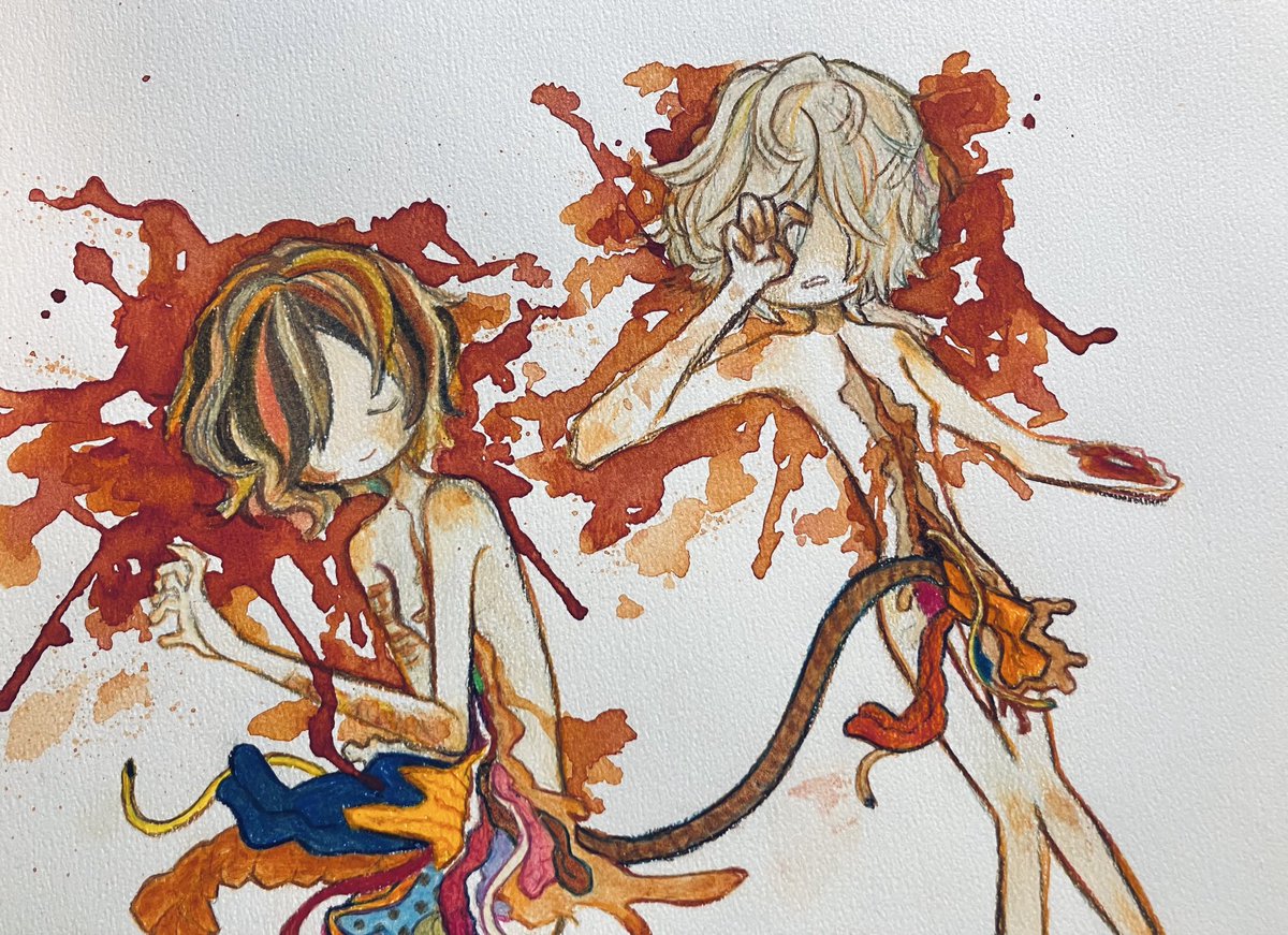 _LAB_01's tweet photo. ずっと前に描いた汚い絵 https://t.co/F9NURoFK2y