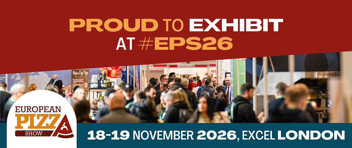 WilliamsRef's tweet photo. 🍕 We’re heading to the European Pizza Show 2026!

Visit us on stand C18 to see our equipment in action, discover an exciting new addition to the Crystal bakery range and sample freshly prepared pizza!

#EuropeanPizzaShow https://t.co/XHTAkKhhbX