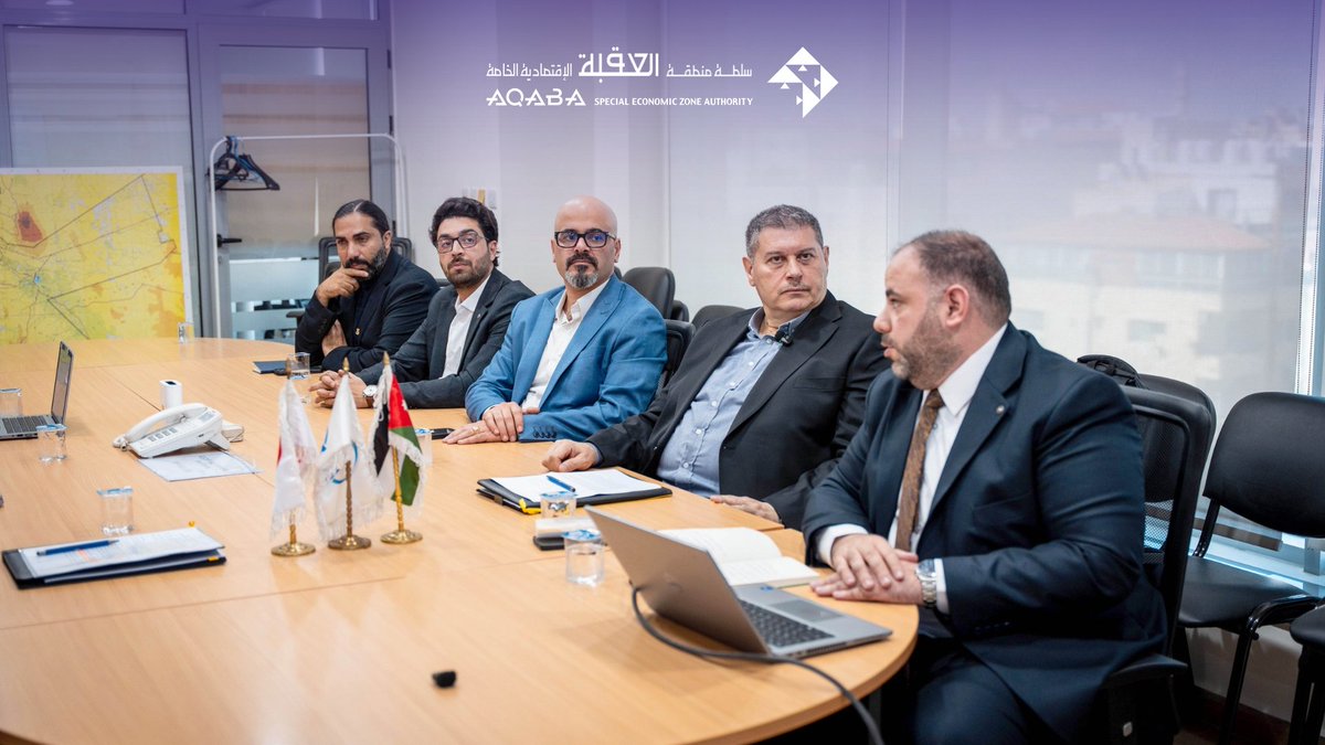 ASEZA2001's tweet photo. ASEZA and JICA signed a four-year agreement for the “Enhancing Aqaba’s Capacity as a Smart City” project, including a smart city master plan and three pilot projects across seven areas to improve services, quality of life and sustainability.

#Aqaba #JICA #SmartCities https://t.co/zJTqHaavKL