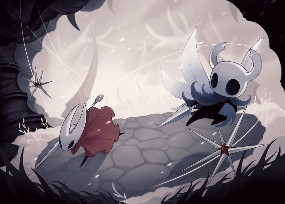 seraphicterror's tweet photo. #hollowknight zine part!
My almost first art with proper background woah https://t.co/I7xehxKMJ5