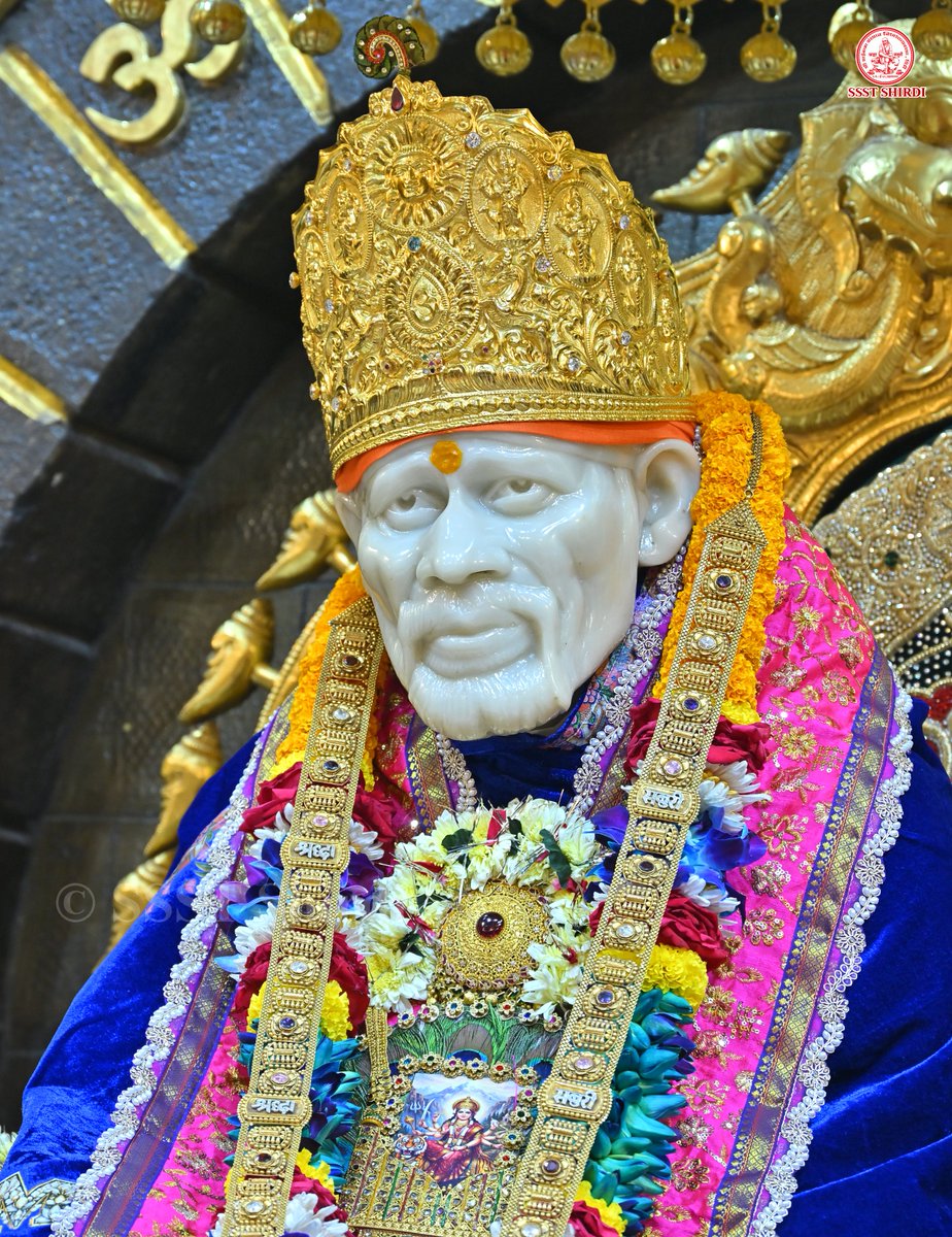 SSSTShirdi's tweet photo. *!! ॐ साई राम !!*
*श्री साईबाबा संस्थान विश्वस्त व्यवस्था,शिर्डी*
*!! ॐ Sai Ram !!*
*Shri Saibaba Sansthan Trust, Shirdi*
≈≈≈≈≈≈≈≈≈≈≈≈≈≈≈≈≈ 
*आरती :-माध्यान्ह आरती*
*सोमवार १९ ऑक्टोबर २०२६*  
*Aarti :-Madhyan Aarti*
*Monday 19 October 2026* https://t.co/n8lf0eDPTA