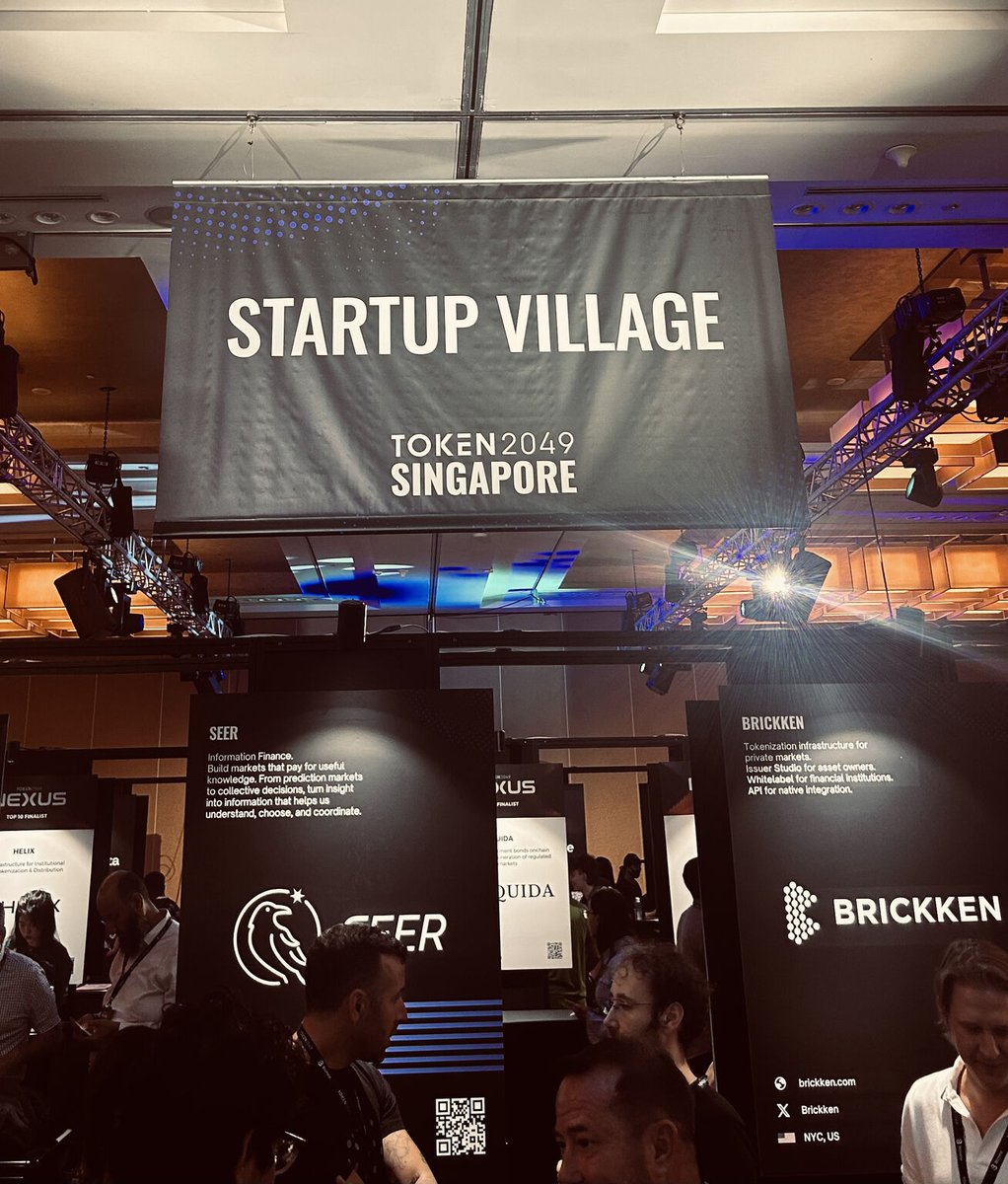 settldweb3's tweet photo. SETTLD joined the Startup Village at TOKEN2049 in Singapore !

A big thank you to @awscloud for selecting us to be there and giving us the opportunity to introduce what we’re building to the wider ecosystem.

#Web3 #Singapore #TOKEN2049 https://t.co/zL03splQqV