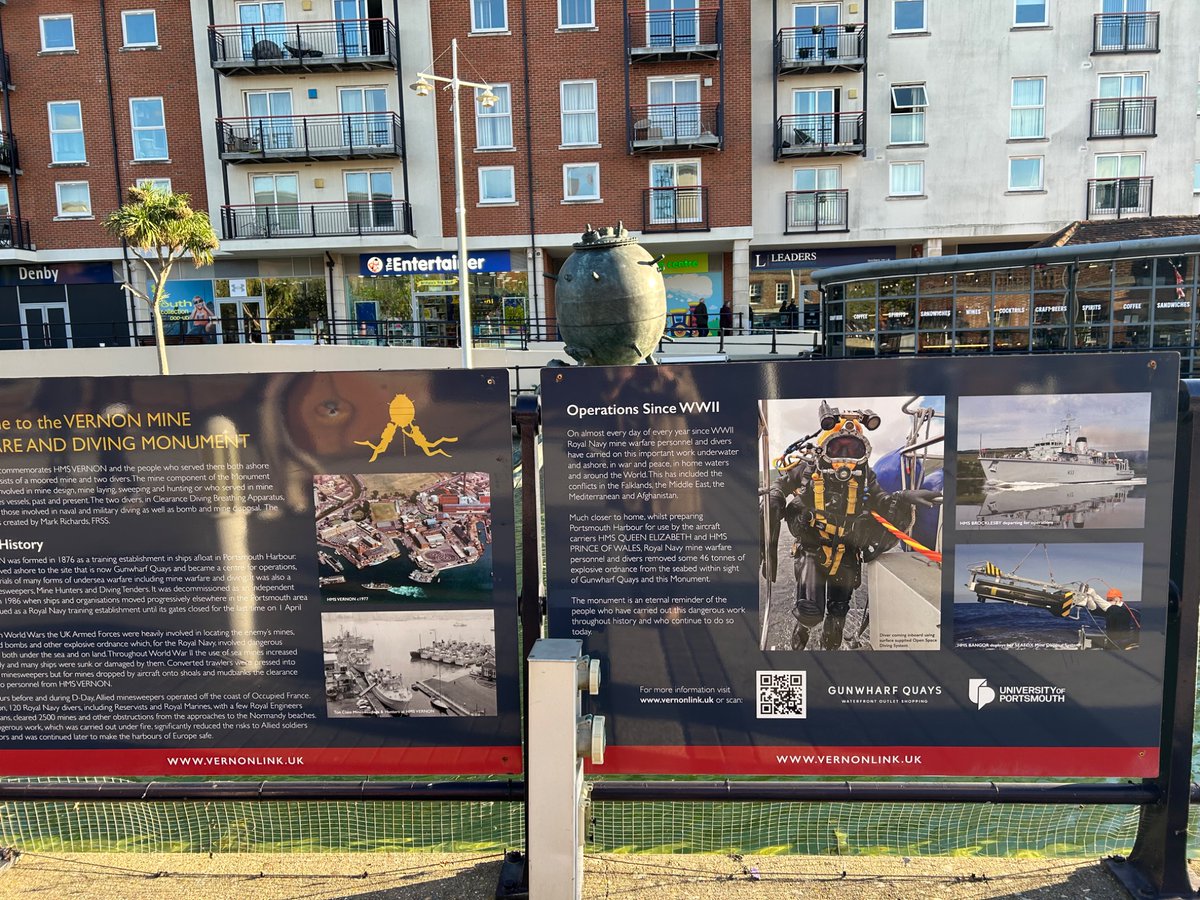 BibiRippon's tweet photo. #AllMetalMonday Portsmouth, Gunwharf Quays ~ The Vernon Mine Warfare and Diving Monument, a bronze sculpture commemorating mine warfare specialists, disposal/clearance divers and diving heritage of the Royal Navy. https://t.co/h0jcgUDnBh