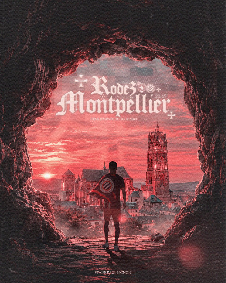 MontpellierHSC's tweet photo. 👊 𝐉𝐎𝐔𝐑 𝐃𝐄 𝐌𝐀𝐓𝐂𝐇 

🔥 Un match 100% Occitanie ce soir à Rodez !

⚽️ Rodez vs MHSC 
⌚️ Coup d'envoi à 20h45
🏟️ Stade Paul-Lignon
👉 J.9 Ligue 2 BKT
📺 beIN SPORTS https://t.co/m2yEUD9hqj