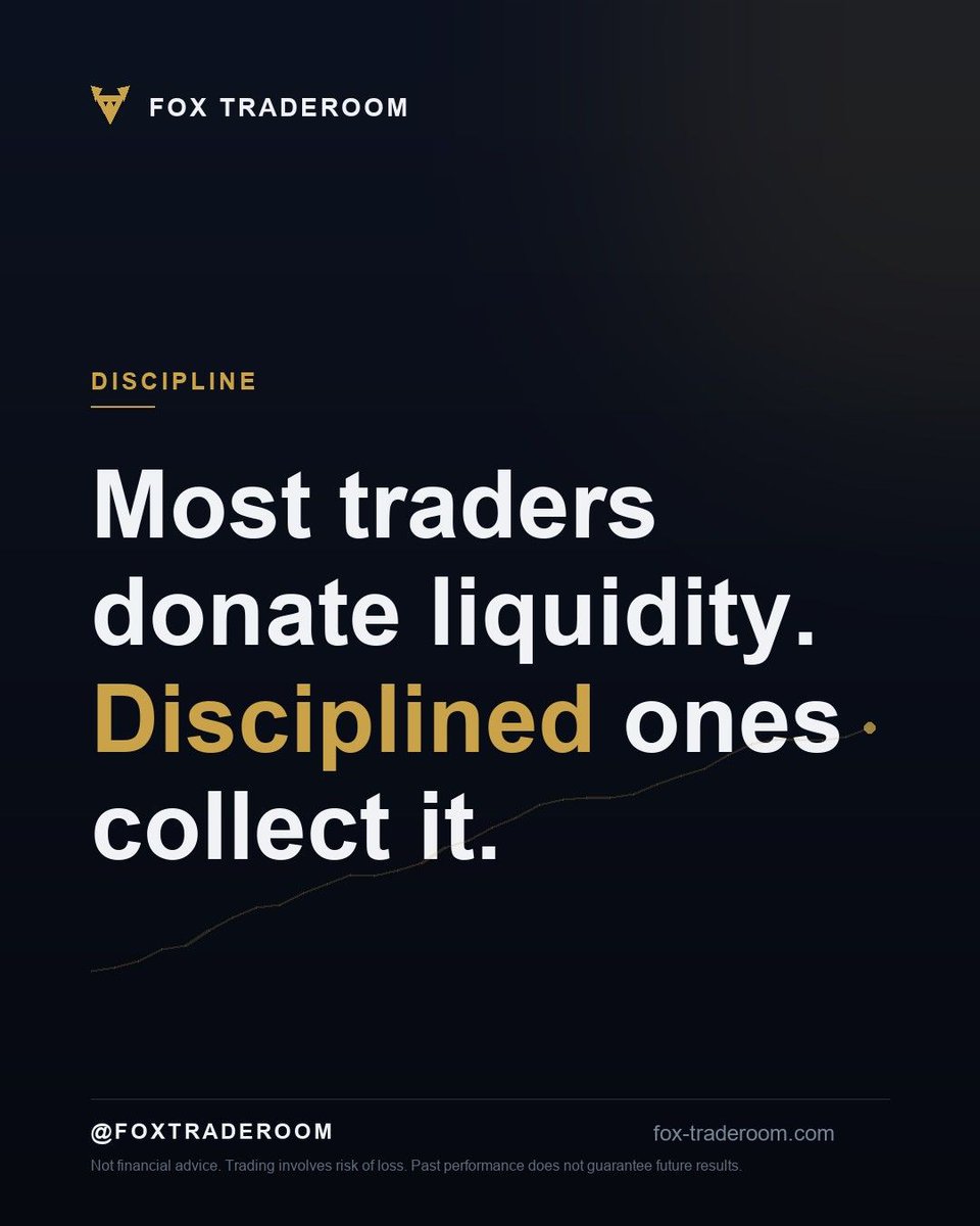 FoxTradeRoom's tweet photo. On US30, 78% of stop runs reverse within 15 bars — patience isn't passive, it's the edge. Know where the liquidity sits before price does. #LiquidityHunting #US30Trading #ICTConcepts

Join the room -> https://t.co/Bn3xmHoC5m

Not financial advice. Trading involves risk of https://t.co/Bfc8n0yDrS