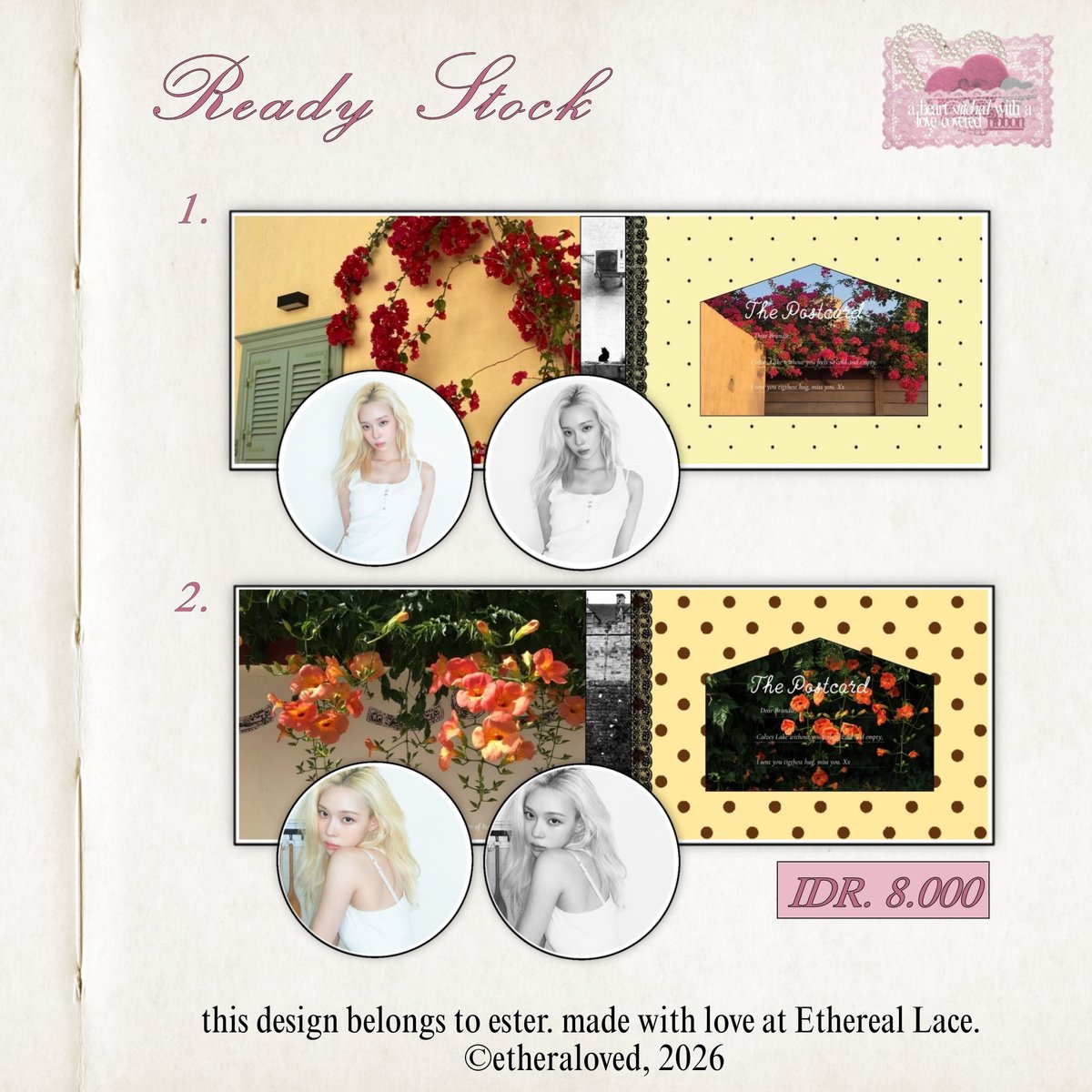 etheraloved's tweet photo. help repost or retweet. thank you! <33

here's to you: i have ready-to-use layout Aespa Season Greetings in stock! please take this chance to beautify your profile. kindly DM me if you’re interested! ☻♥︎

ps. only png

⦅ #zonauang #zonajajan ⦆ https://t.co/ARcWledm5M